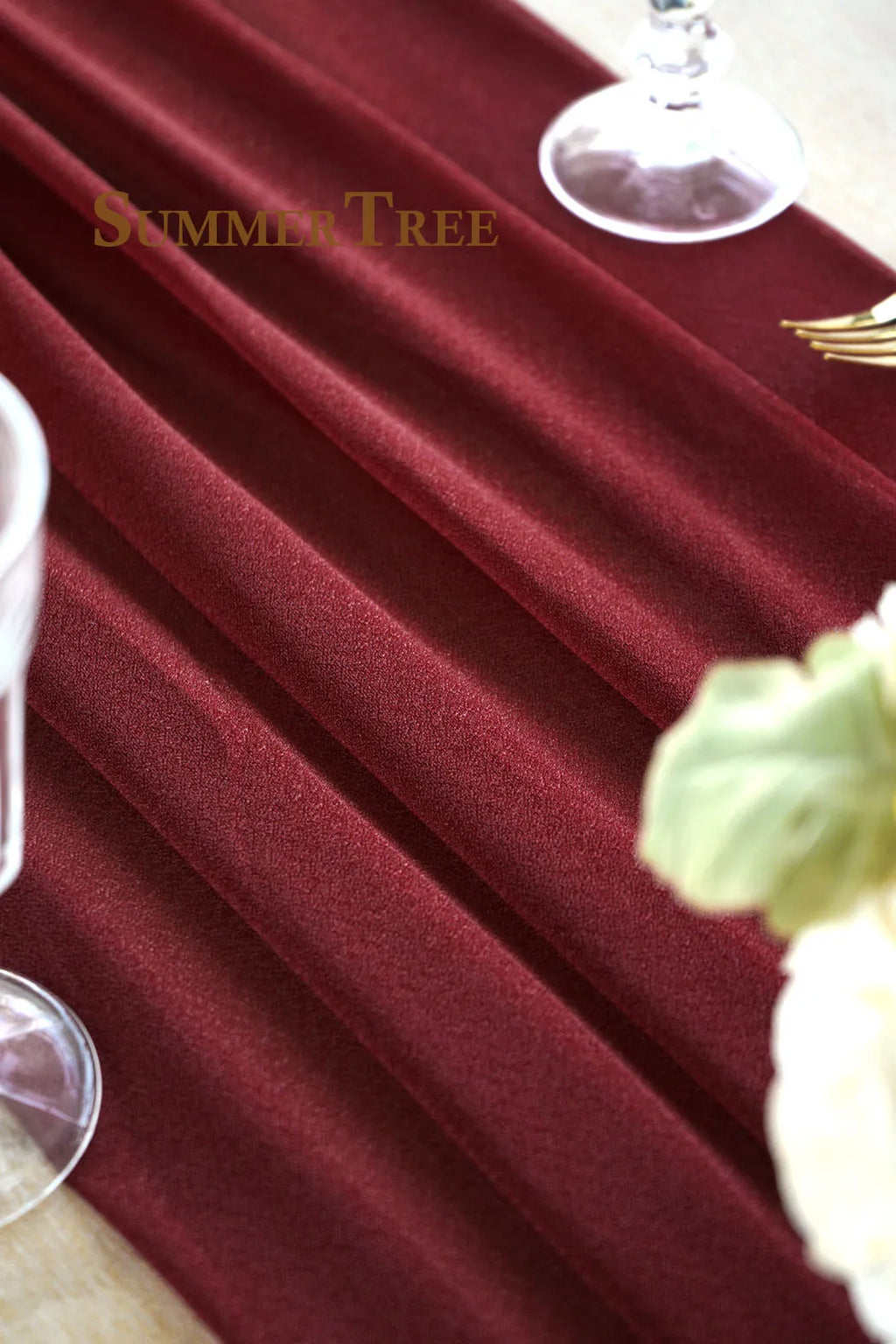 Luxury Sheer Table Runner – Rustic Boho Style for Weddings & Home Decor