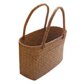 Handwoven Seagrass Basket – Boho Storage & Home Decor Organizer