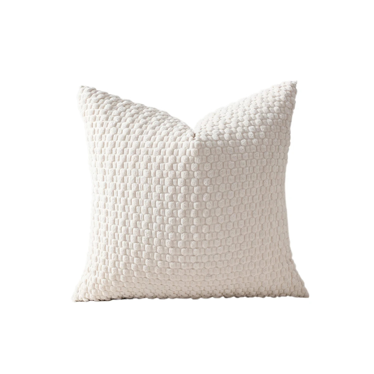 Boho Double-Sided Corduroy Pillow Cover – Farmhouse Neutral Striped Cushion Cover