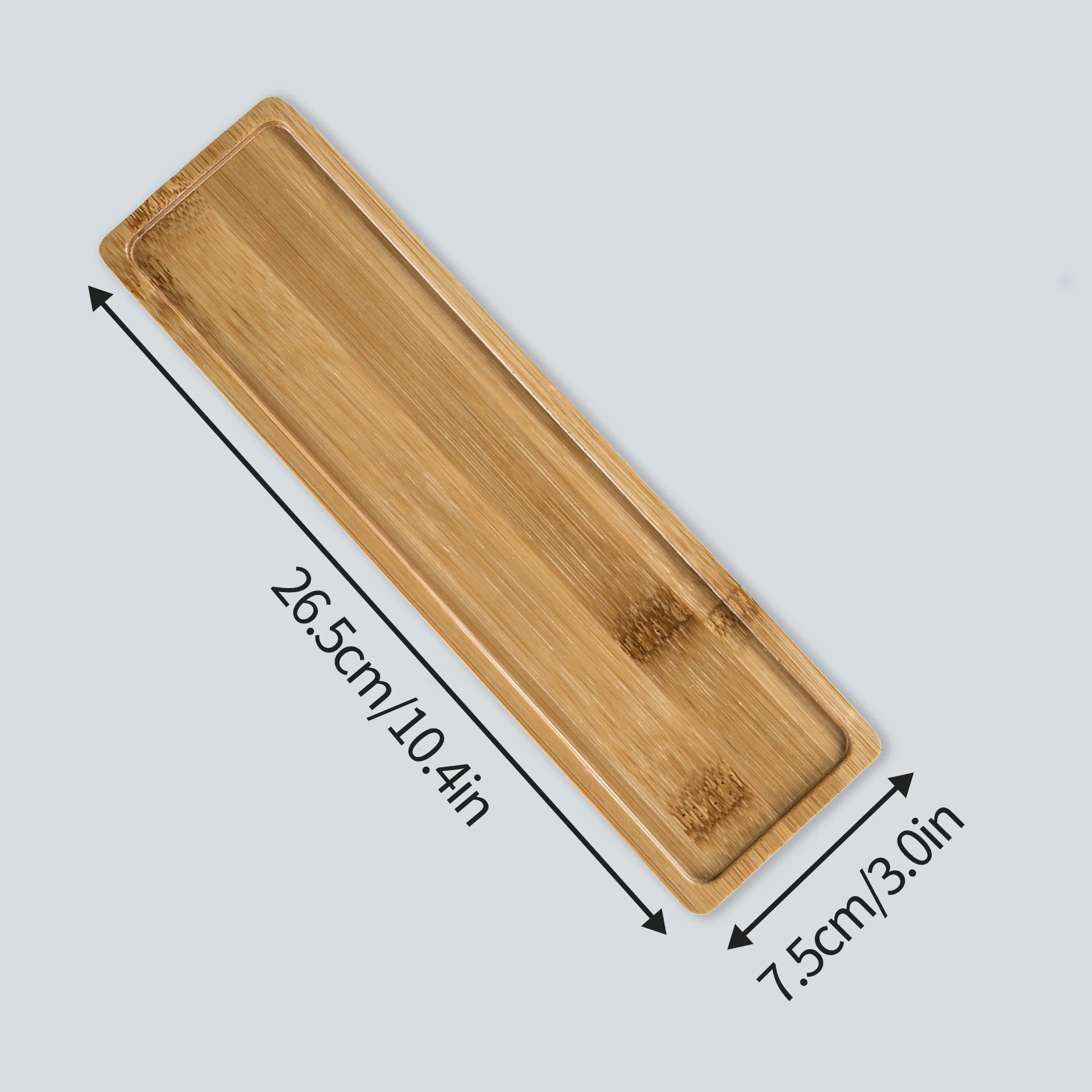 Mini Bamboo Tray – Wood Saucer, Cup Coaster & Decorative Plate