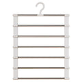 Foldable Multi-Layer Pants Hanger – Non-Slip Clips, Space-Saving Closet Organizer