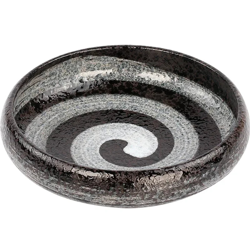 Japanese Retro Ceramic Sushi & Snack Dish Set – Small Plates for Dipping & Serving