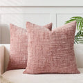 Chenille Bamboo Yarn Throw Pillow Cover – Soft Boucle Sofa Cushion Cover