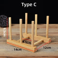 Bamboo Mug Tree with 6 Hooks – Coffee Cup Holder & Counter Organizer
