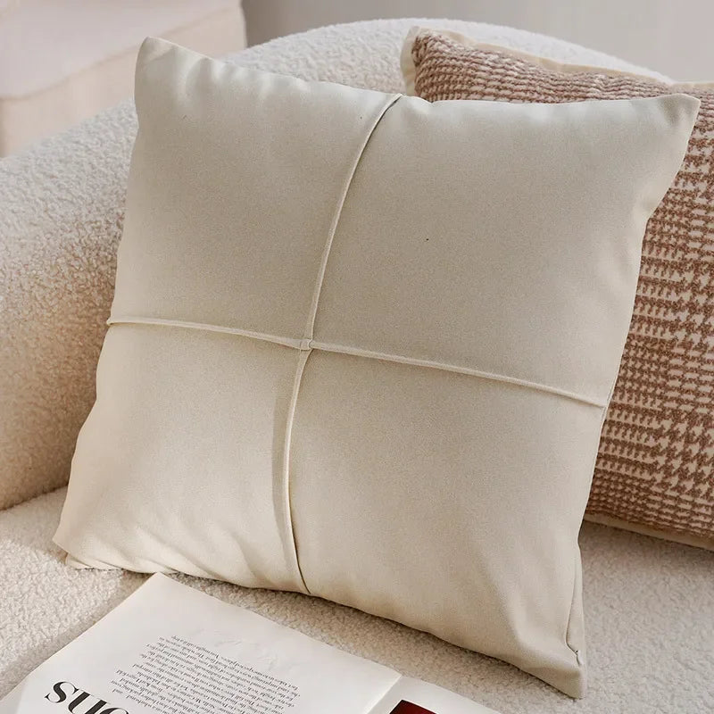 Light Luxury French Stamping Throw Pillow Cover – Brown Nordic Cushion Cover