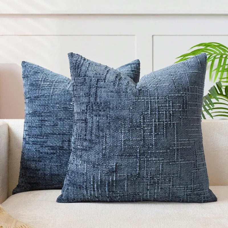 Chenille Throw Pillow Cover – Soft Boucle Texture Sofa Cushion Cover