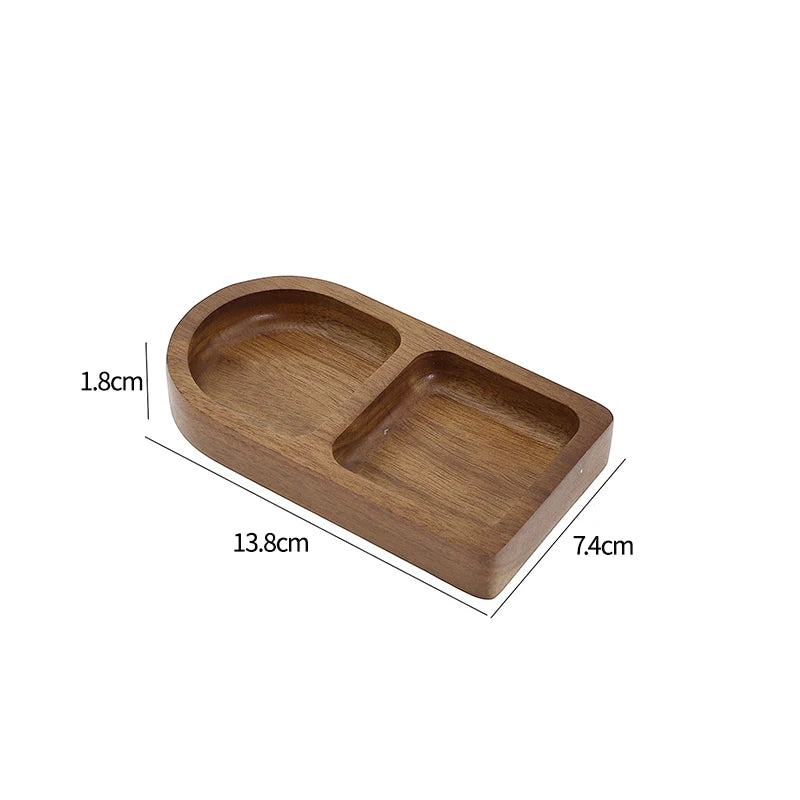 Mini Bamboo Tray – Wood Saucer, Cup Coaster & Decorative Plate