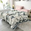 Luxurious Faux Rabbit Fur Throw Blanket – Soft, Thick & Warm for All Seasons