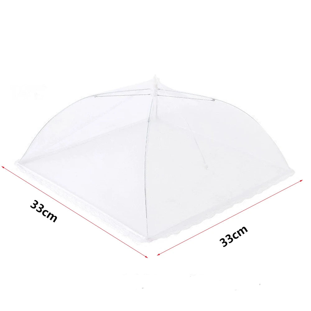 Pop-Up Mesh Food Cover – Foldable, Washable, Bug-Proof