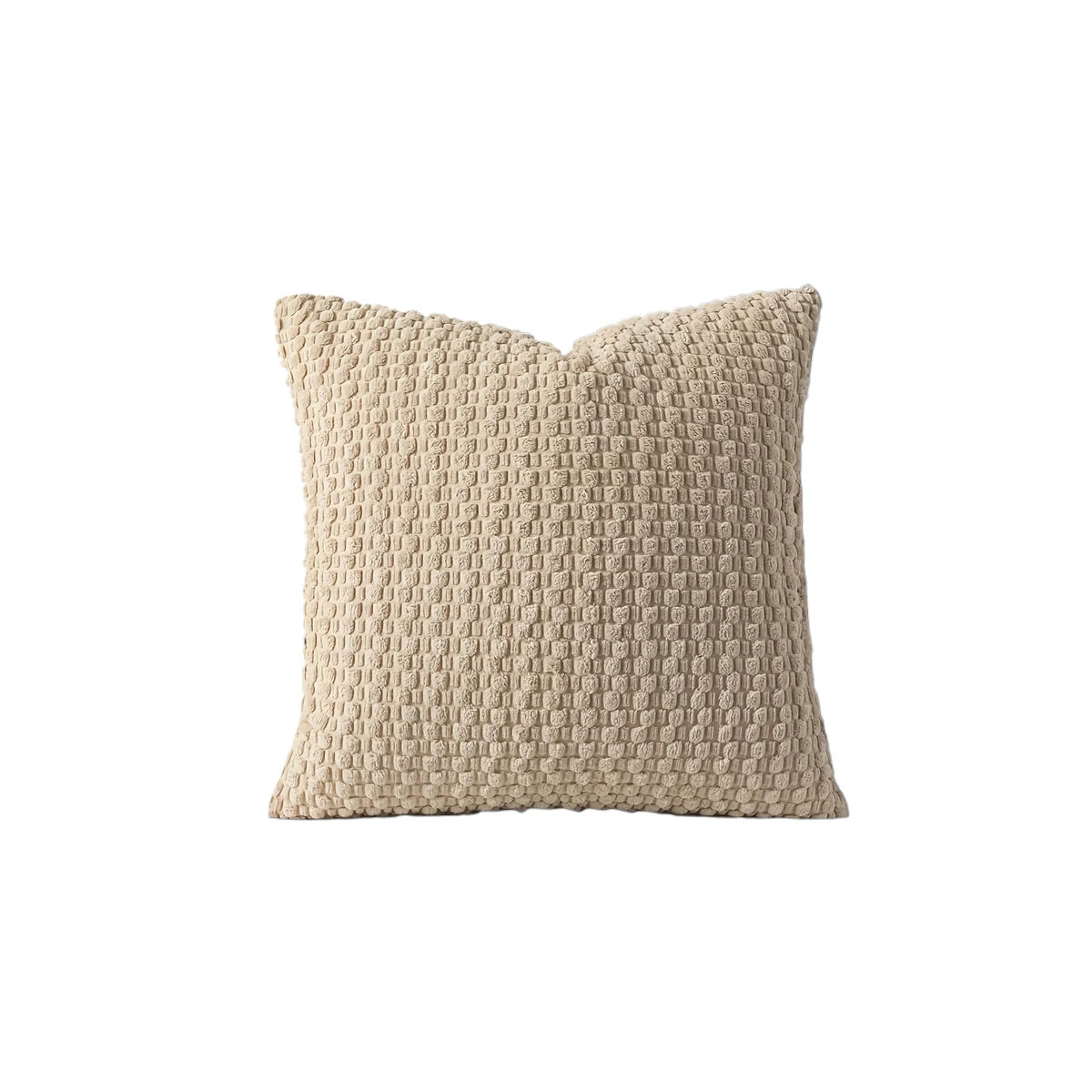 Boho Double-Sided Corduroy Pillow Cover – Farmhouse Neutral Striped Cushion Cover