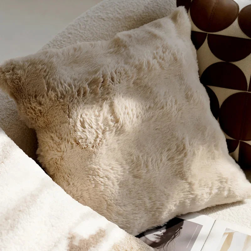 Light Luxury French Stamping Throw Pillow Cover – Brown Nordic Cushion Cover
