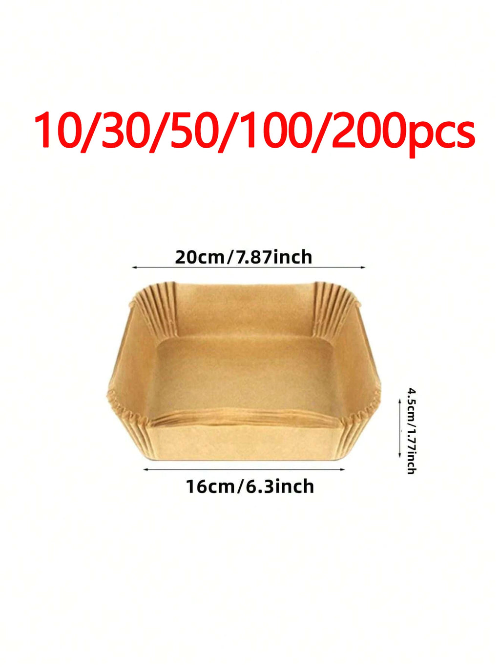 Disposable Air Fryer Liner Paper – Non-Stick, Oil-Proof, Food Grade
