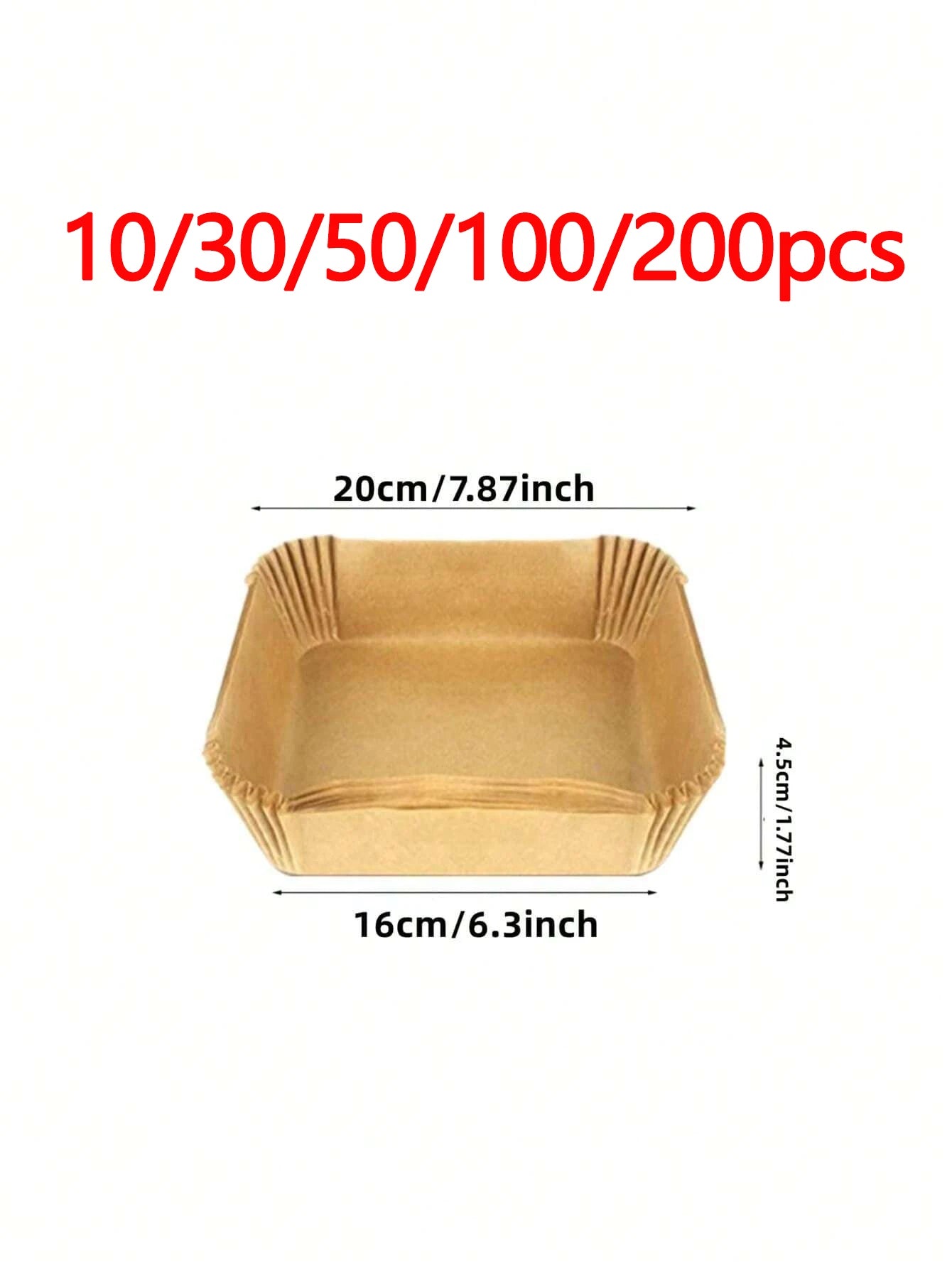 Disposable Air Fryer Liner Paper – Non-Stick, Oil-Proof, Food Grade