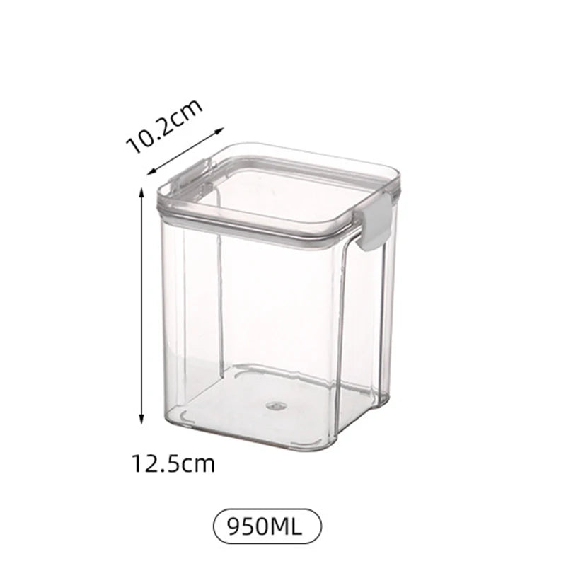 Airtight Kitchen Storage Jar – Large Capacity Sealed Container for Pantry & Fridge